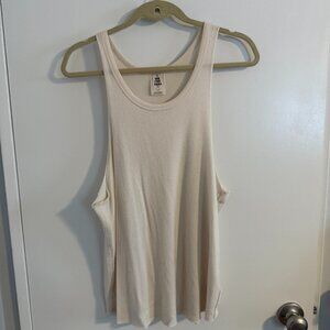 Free People We the Free Coziest Tank Top Cream - EUC